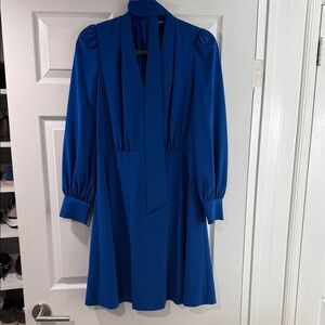 Elie Tahari Cobalt Blue Long Sleeve Dress